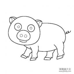 关于猪的简笔画大全
