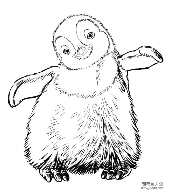 baby emperor penguin coloring pages - photo #32