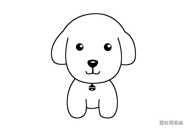 3张简单可爱的小狗简笔画