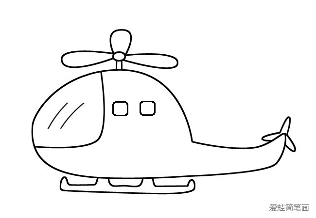 简笔画大全 交通工具简笔画 直升机 相关搜索: 直升飞机简笔画直升机