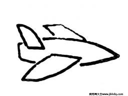 幼儿飞机简笔画