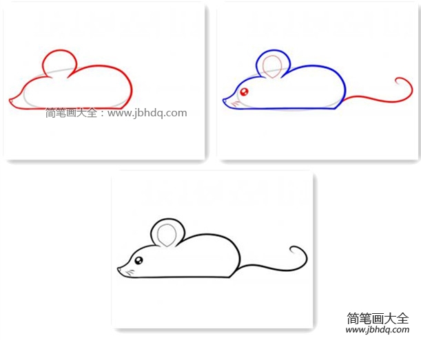 如何画老鼠