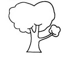 幼儿园植物简笔画教案《大树》