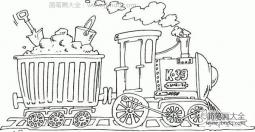 运煤的蒸汽火车