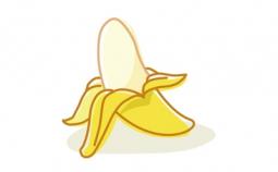 香蕉的简笔画步骤