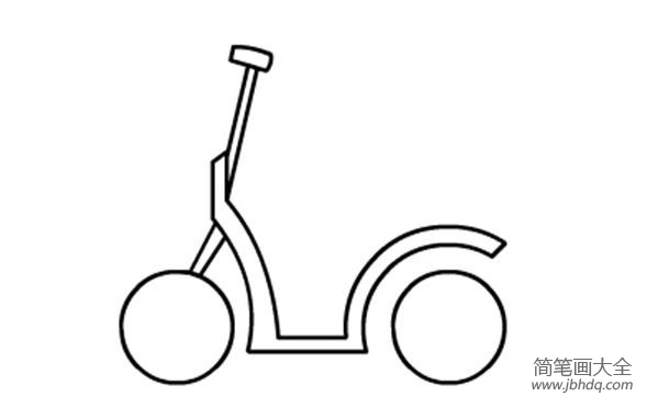 简单的儿童简笔画自行车