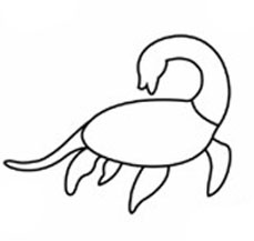幼儿园动物简笔画教案《尼斯湖水怪》
