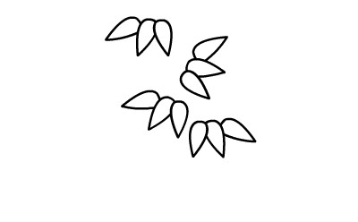 儿童简笔画图片 竹子