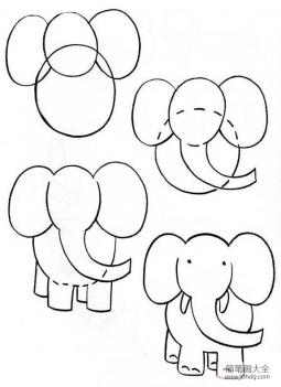如何画大象