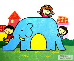 小孩和大象