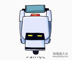 机器人mo简笔画
