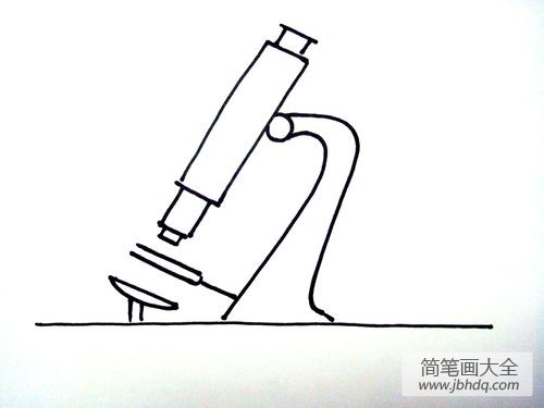 显微镜简笔画画法