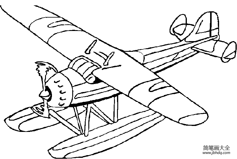 各种战斗机 飞机模型简笔画