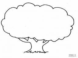 简单的榕树简笔画