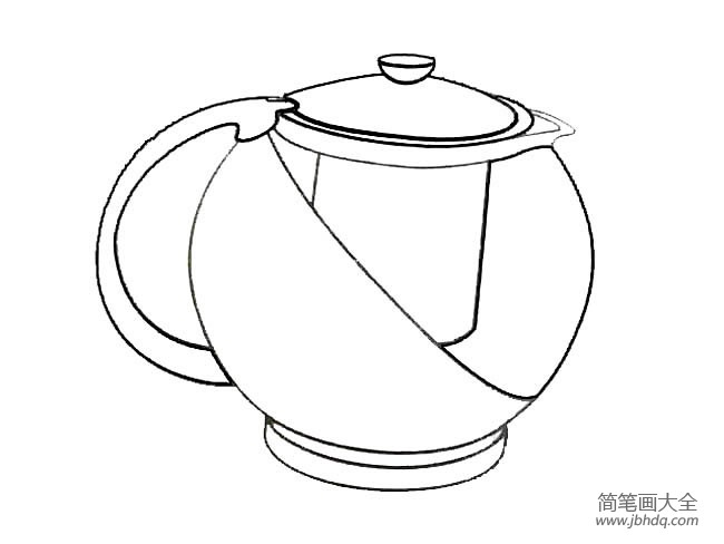 水杯、茶壶简笔画图片