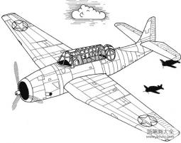 飞机简笔画 军事飞机简笔画图片