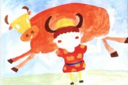 幼儿园画画教案设计—《毛茸茸的绵羊》