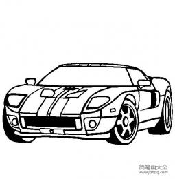 福特超级跑车简笔画图片