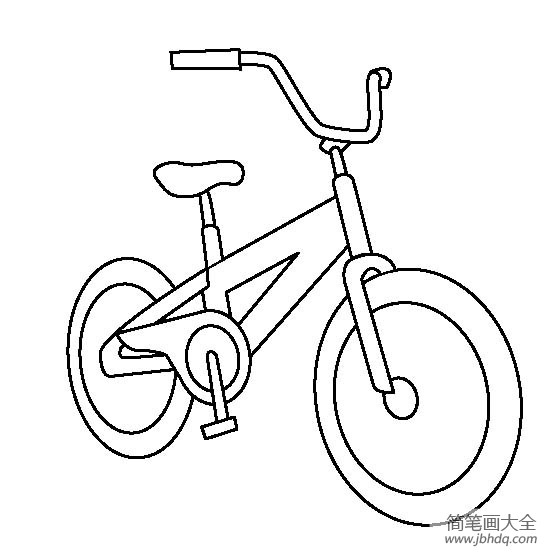 儿童玩具图片 儿童自行车简笔画图片