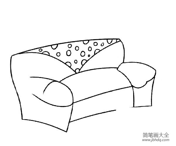 小学生沙发简笔画图片