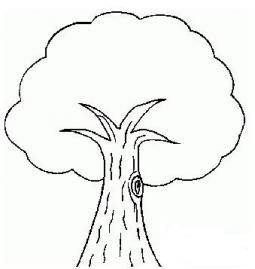 简单好看的大树简笔画图片