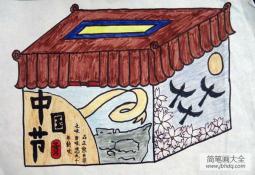 关于中秋节的绘画-中国节，中秋节