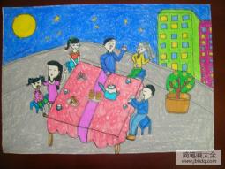 畅聊中秋节，有关于中秋节的儿童画