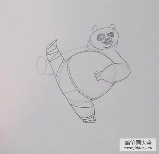 怎么画功夫熊猫