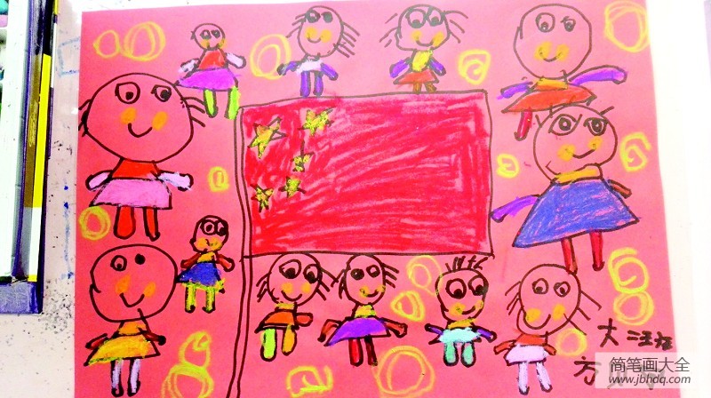 纪念长征80周年儿童画 长征80周年儿童画作品图片