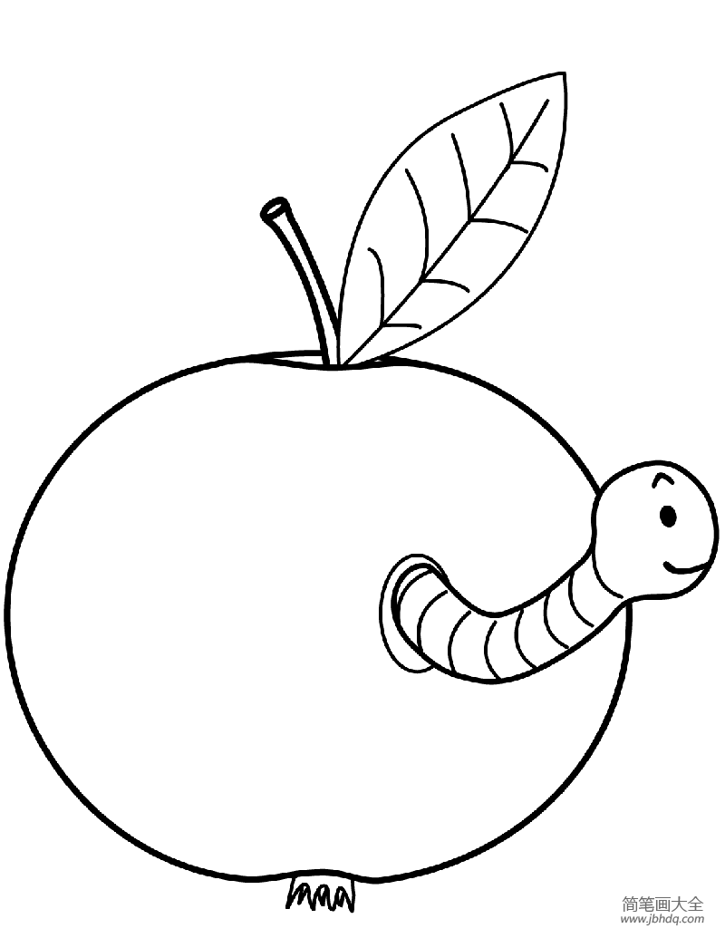 苹果虫和苹果