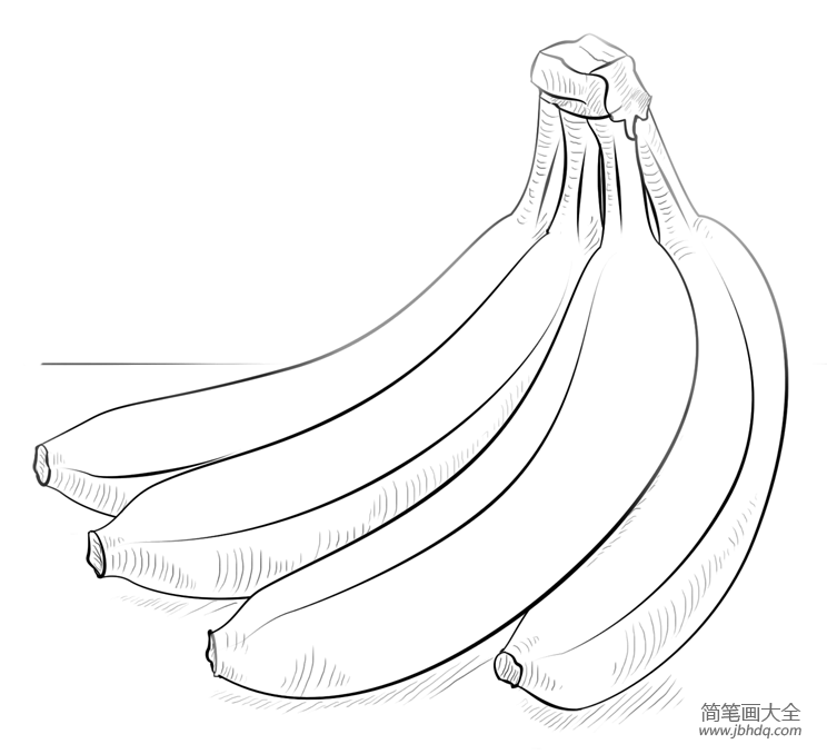 香蕉的画法大全