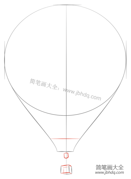 如何画热气球