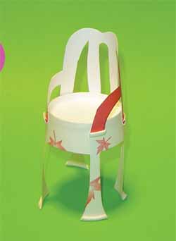 如何用纸杯手工制作小椅子