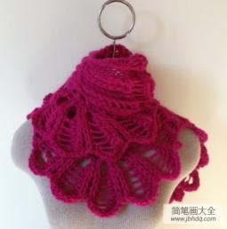 手工织围巾：超简单时尚的围巾织法!