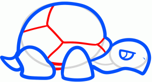 乌龟简笔画超简单