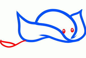 黄貂鱼画画教程