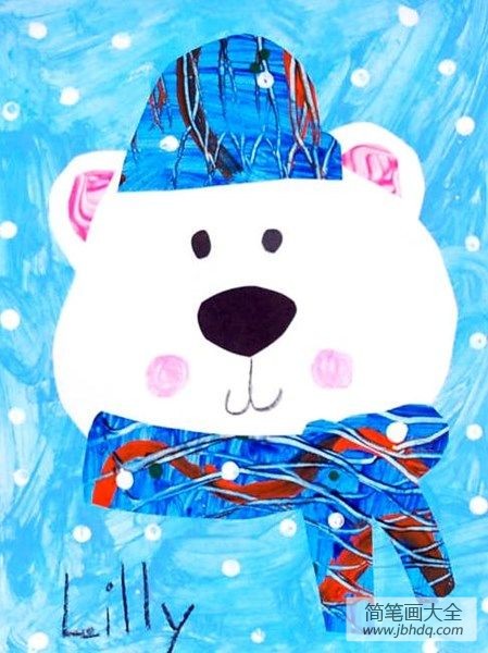 过冬的熊宝宝国外水彩画在线看
