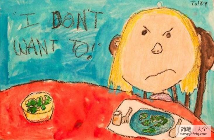 请不要吃青蛙环保儿童画作品分享