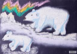 两头白熊国外儿童画作品在线看