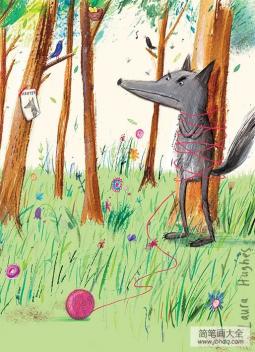 被囚的大灰狼儿童故事绘画在线看