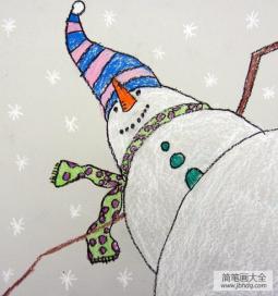 雪人的祝福国外冬天绘画作品在线看