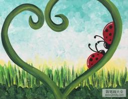 七星瓢虫的爱情绘画 国外精美油画欣赏