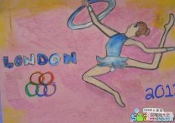 艺术体操赛关于奥运会图画分享