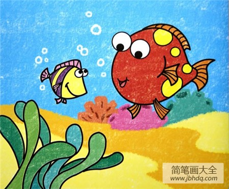 海底世界儿童画：海底世界儿童画