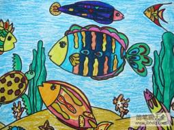 海底世界儿童画：海底世界的资料