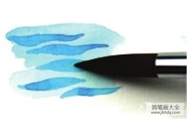 控制画笔技法： 圆头画笔绘画技法