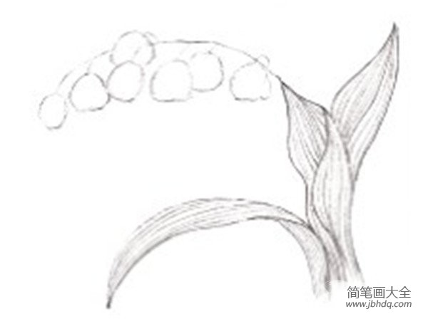 水粉铃兰花绘画技法