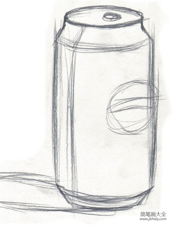 水粉画可乐瓶的绘画教程