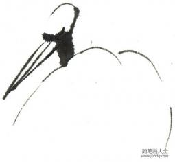 水墨鹤的绘画教程