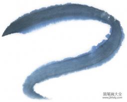 水墨十二生肖巳蛇的绘画技法